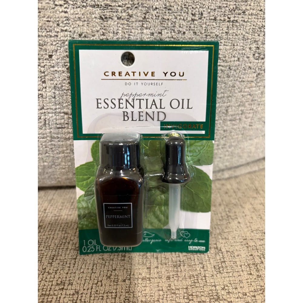 Creative You Peppermint Essential Oil Blend Aromatherapy with Dropper‎